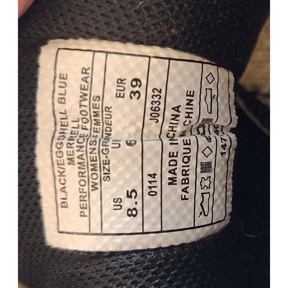 Merrell Womens All Out Fuse Run Hiking Trail J06332 Gray Blue sz 8.5 M - Picture 8 of 8